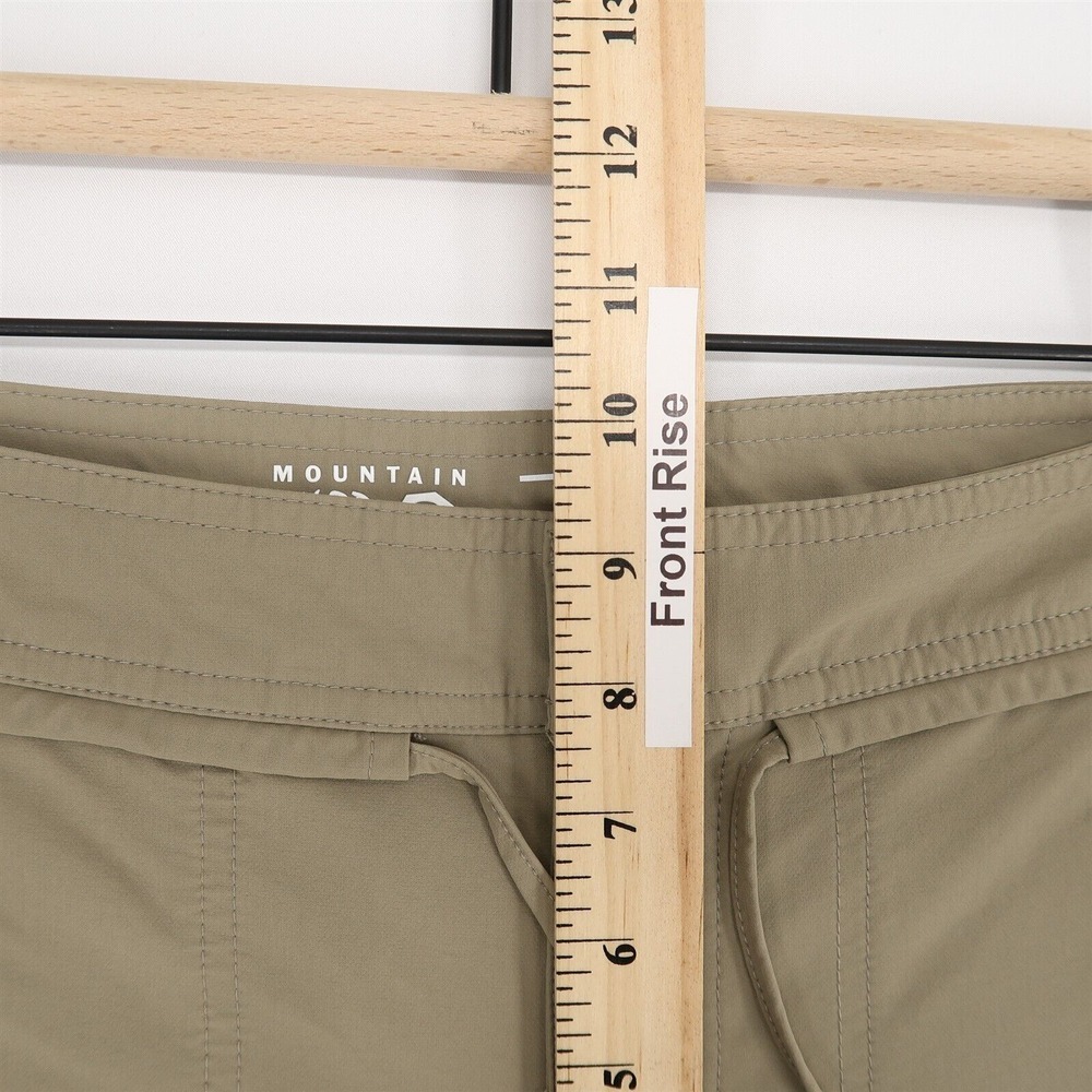 Mountain Hardware Convertible Pants Womens 10 Beige Stretch Nylon Hiking - Picture 7 of 11